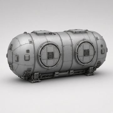 Two-room airlock